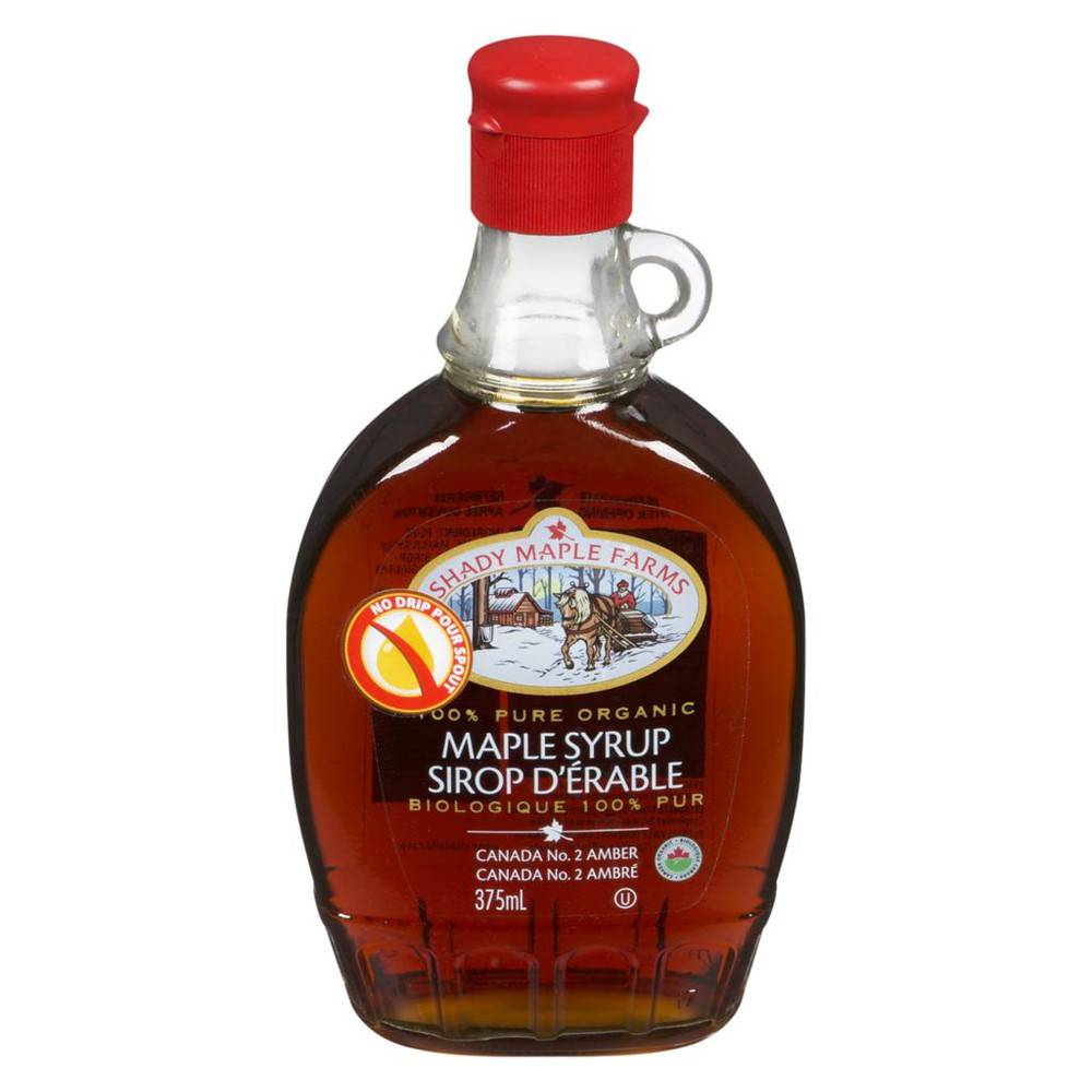 Shady Maple Farms 100% Pure Organic Amber Syrup (375 g)