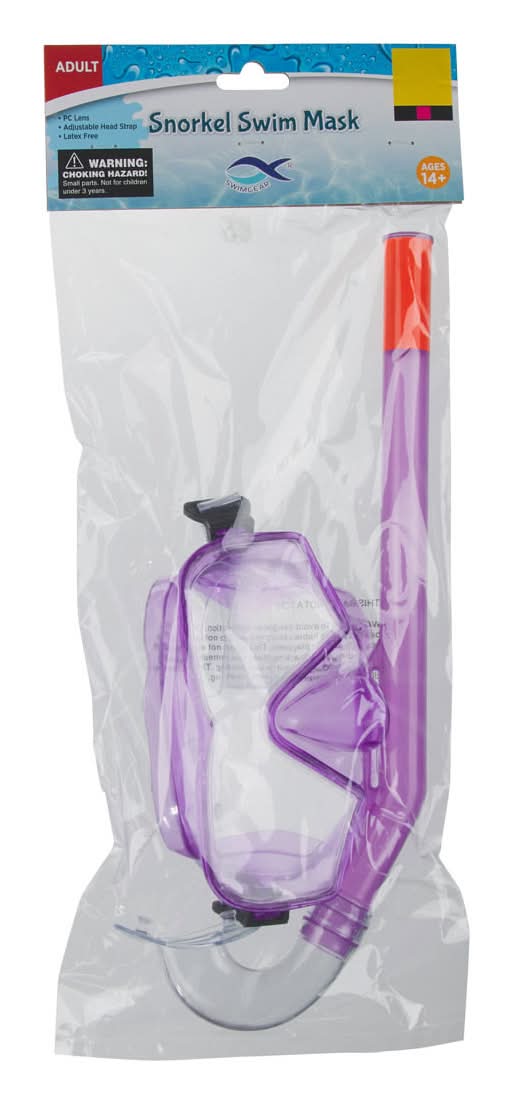 Swimgear Adult Snorkel Swim Mask 1 Ct - Assorted