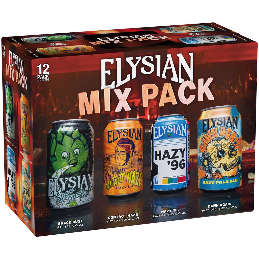 Elysian Brewing Mix pack Beer (12 x 12 fl oz)