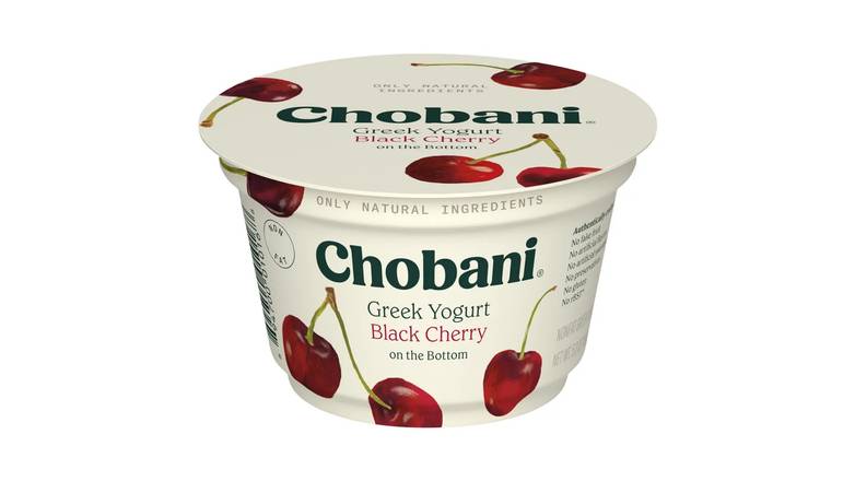 Chobani Black Cherry On The Bottom Nonfat Greek Yogurt