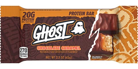 Ghost Protein Bar Chocolate Caramel 2.3oz