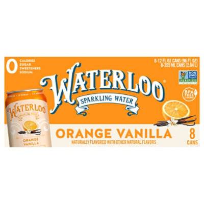 Waterloo Orange Vanilla - 8-12 Fl. Oz.