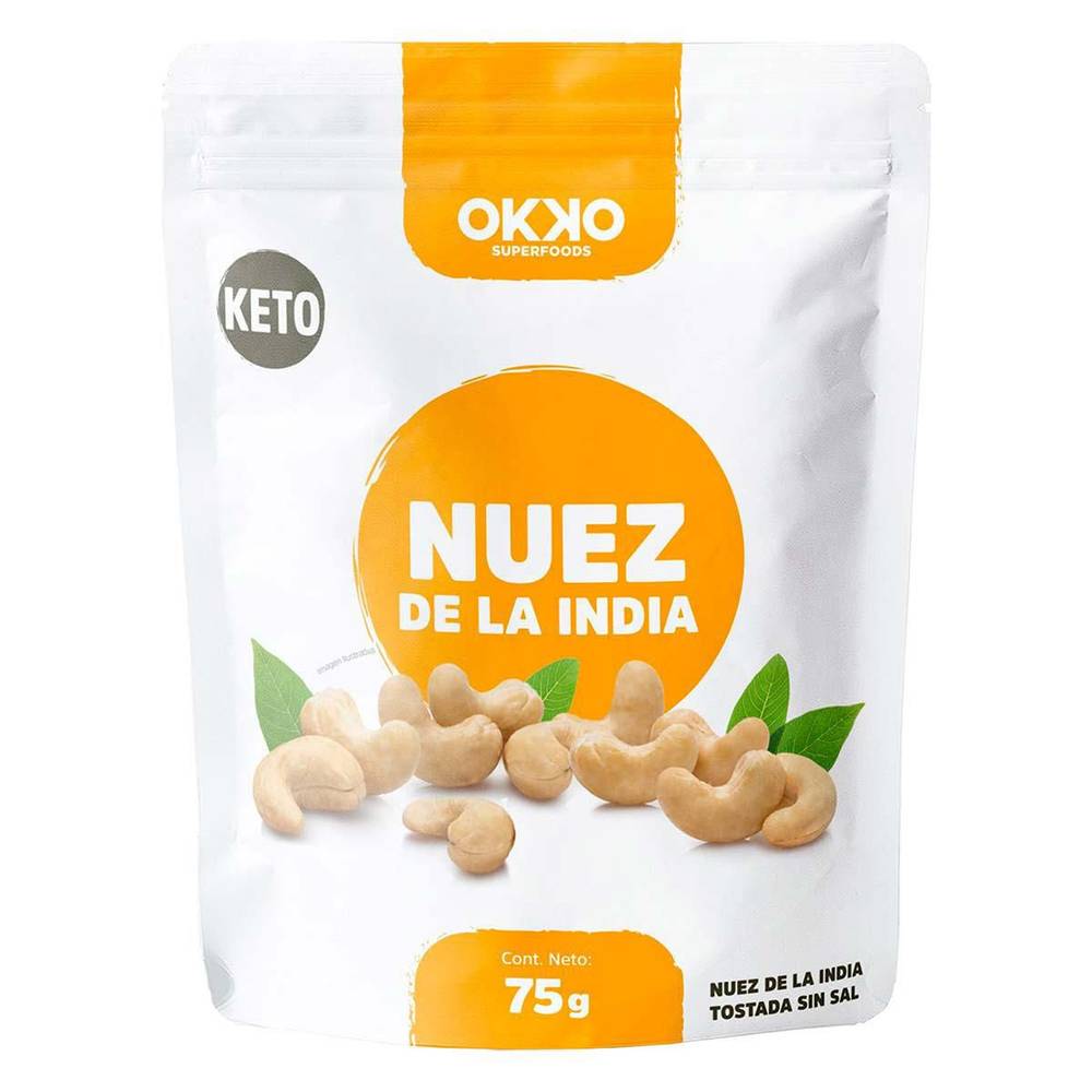 OKKO · Nuez de la india tostada sin sal (75 g)