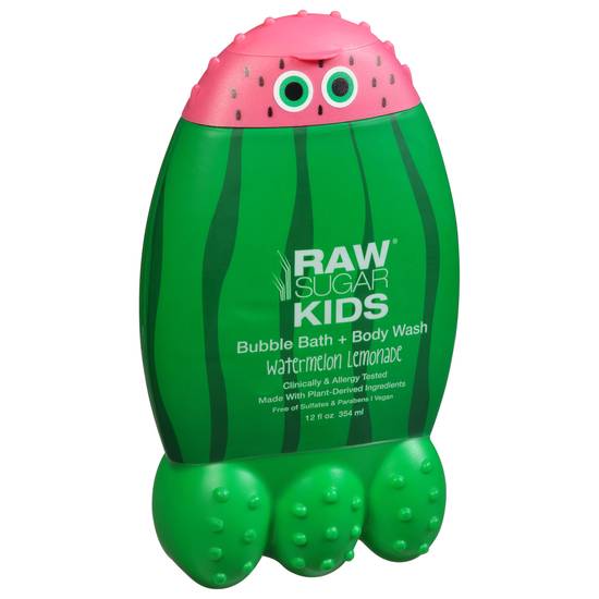 Raw Sugar Kids Watermelon Lemonade Bubble Bath + Body Wash
