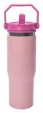 HydraSip Tumbler With Top Handle 32oz Light Pink
