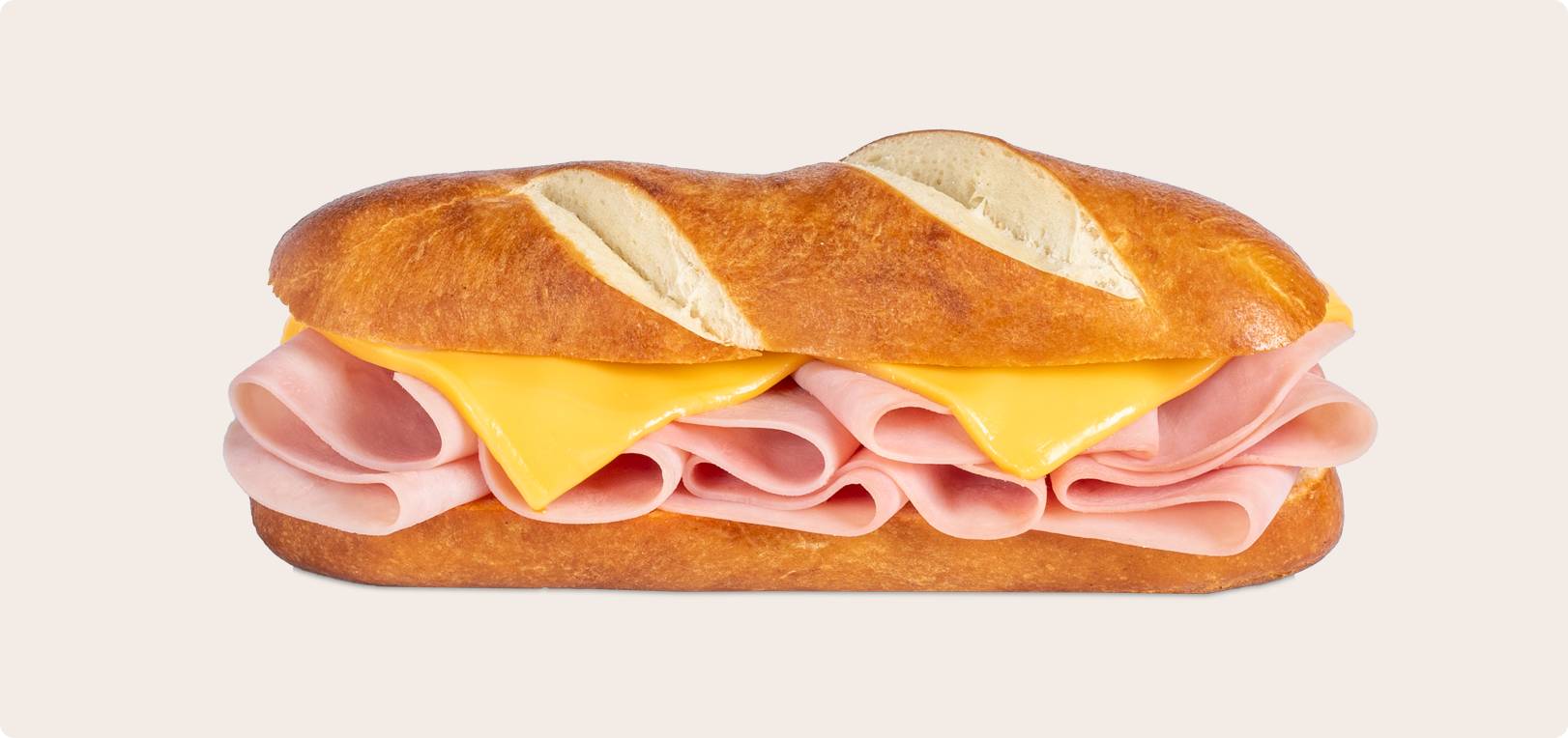 Ham & Cheese Pretzel Melt