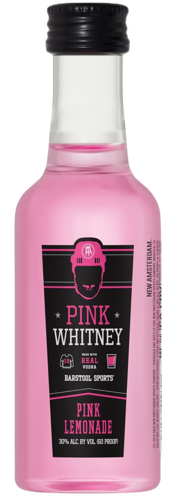 Pink Whitney Barstool Sports Flavored Vodka, Pink Lemonade (50 ml)