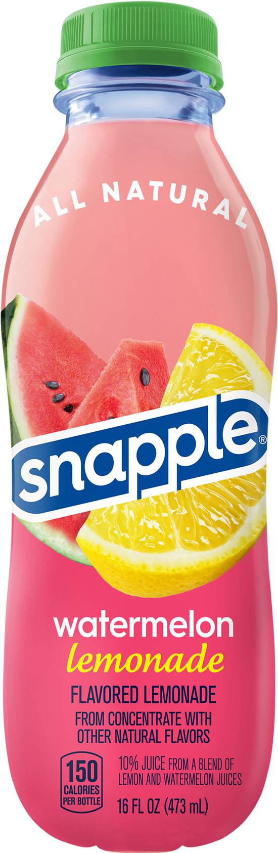 Snapple All Natural Watermelon Lemonade Juice (16 fl oz) (lemon)