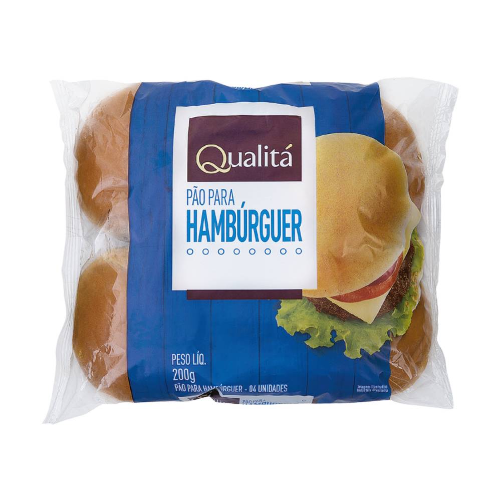Qualitá pão para hambúrguer (200g)