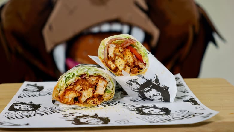 Buffalo lemon pepper wrap