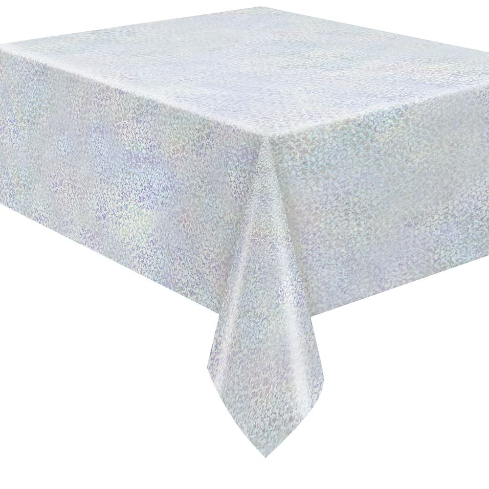 7ft Holographic Foil Party Table Cover