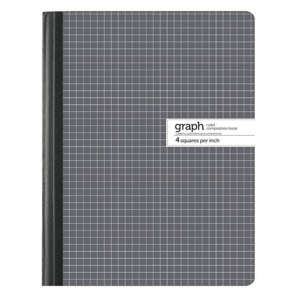 Office Depot Brand Composition Book, 7 1/2" X 9 3/4 Quad Ruled (100 ct)