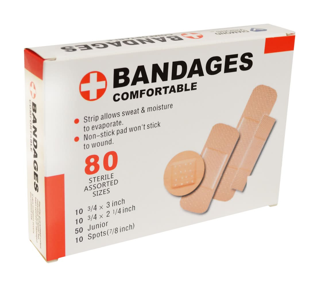 Diamond Visions Comfortable Bandage 80 Pk