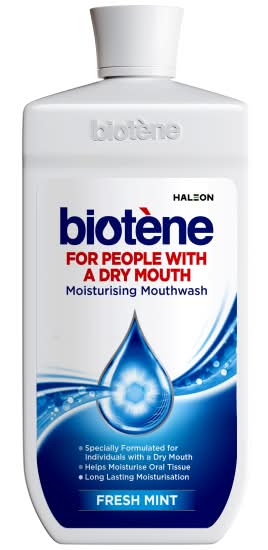 Biotene Fresh Mint, Dry Mouth Moisturising Mouthwash (500ml)