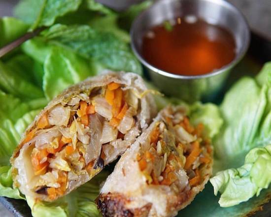 Order Vegetarian Spring Roll (GF) (4 pcs) food online from Pho Time by BoCaphe store, New York on bringmethat.com
