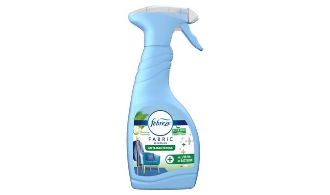 Febreze Antibacterial Fabric Freshener Spray Morning Freshness 500ML&nbsp;