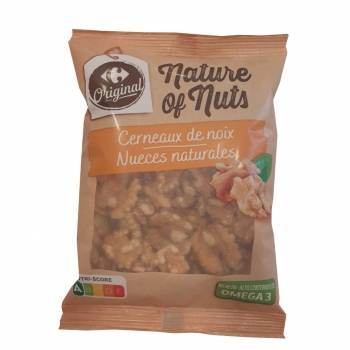 Nueces sin cáscara Carrefour 200 g.