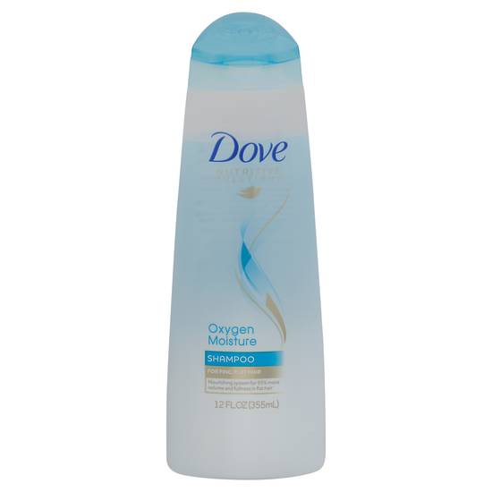 Dove Oxygen Moisture Shampoo Volumizes Fine Hair