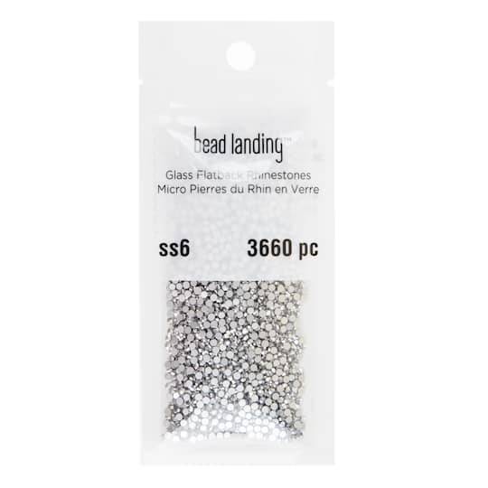 Ss6 Glass Round Flatback Rhinestones By Bead Landing