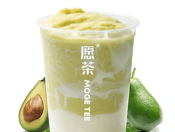 Yogurt Avocado Tea Slush 牛油果厚乳酪