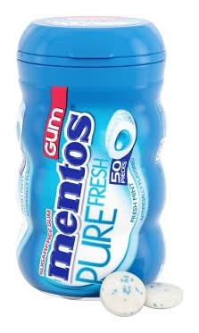 Mentos Pure Fresh Gum, Fresh Mint (50 ct)