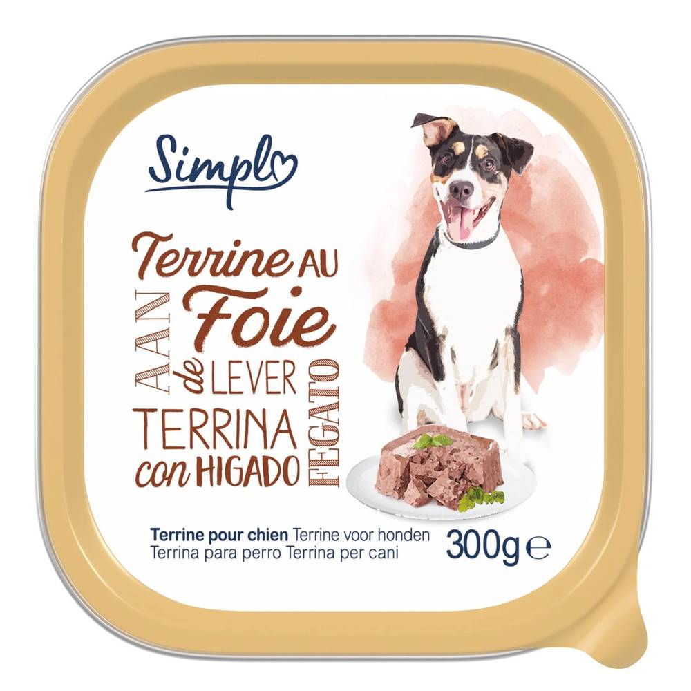 Simpl - Terrine de foie pour chien (300g)