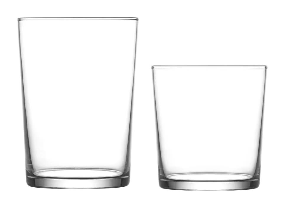 LAV · Juego de vasos de vidrio (16 un)