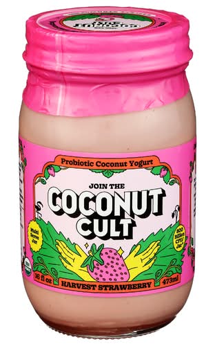 Coconut Cult Organic Harvest Strawberry Probiotic Coconut Yogurt