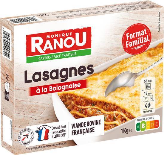 Lasagnes à la bolognaise - claude leger - 1000g