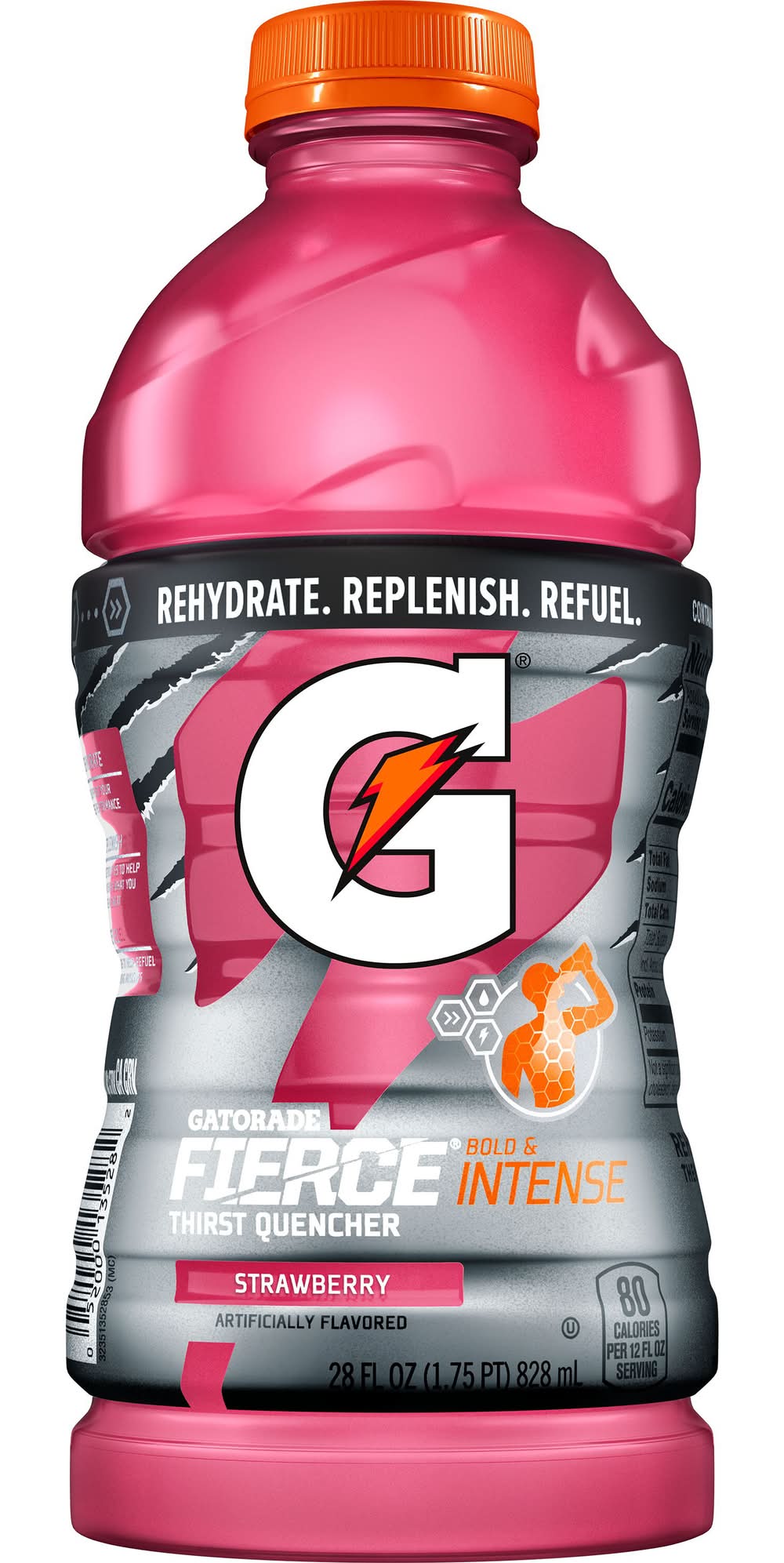 Gatorade Fierce Bold & Intense Thirst Quencher Sports Drink, Strawberry (28 fl oz)
