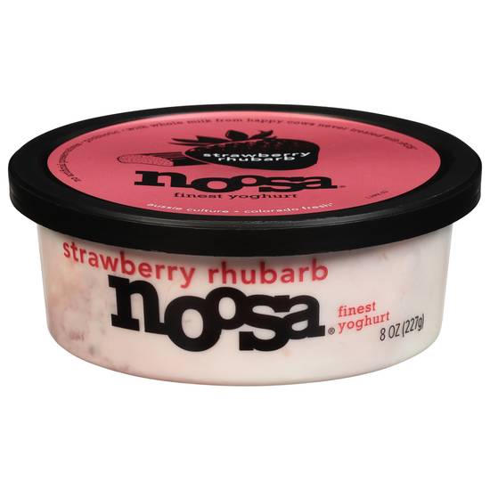 Noosa Strawberry Rhubarb Finest Yoghurt