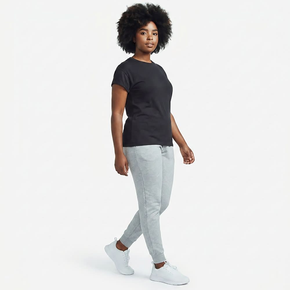 Magellan Women's Campfire Rollcuff Short Sleeve T-Shirt, Black, Large