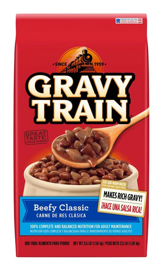 Gravy Train Beefy Classic Dog Food 3.5 Lbs