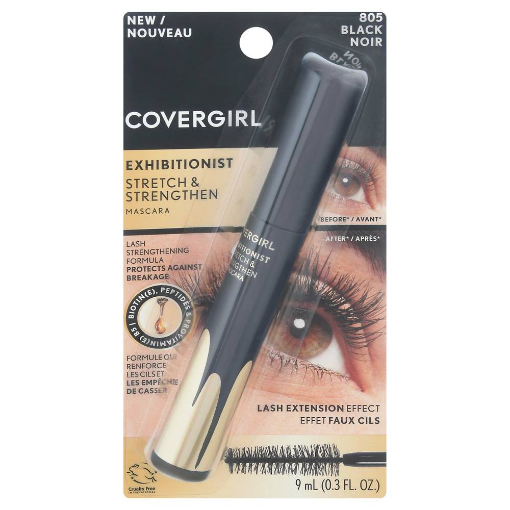 CoverGirl Exhibitionist Stretch & Strengthen Mascara 805 Black