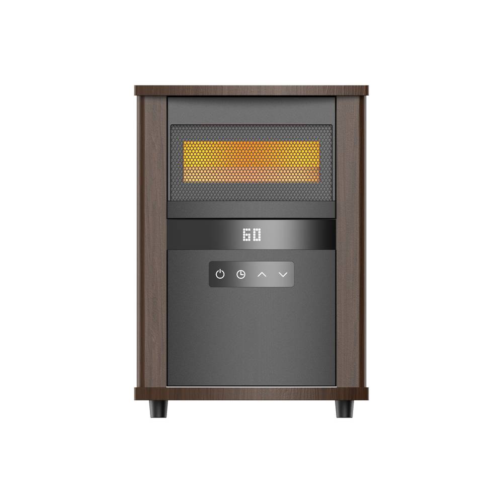 Utilitech Infrared Quartz Cabinet Indoor Electric Space Heater Ht1159, Brown