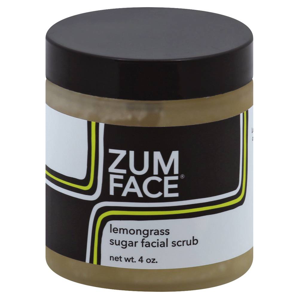 Zum Face Lemongrass Sugar Facial Scrub (4 oz)