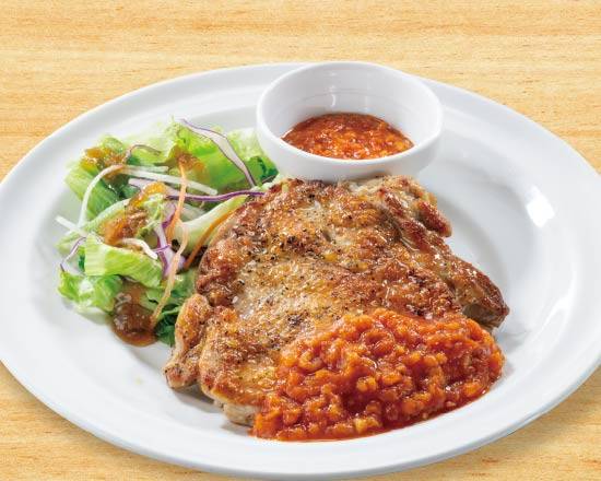 ジューシー若鶏グリル ガーリックソース Succulent Grilled Chicken (Garlic Sauce)
