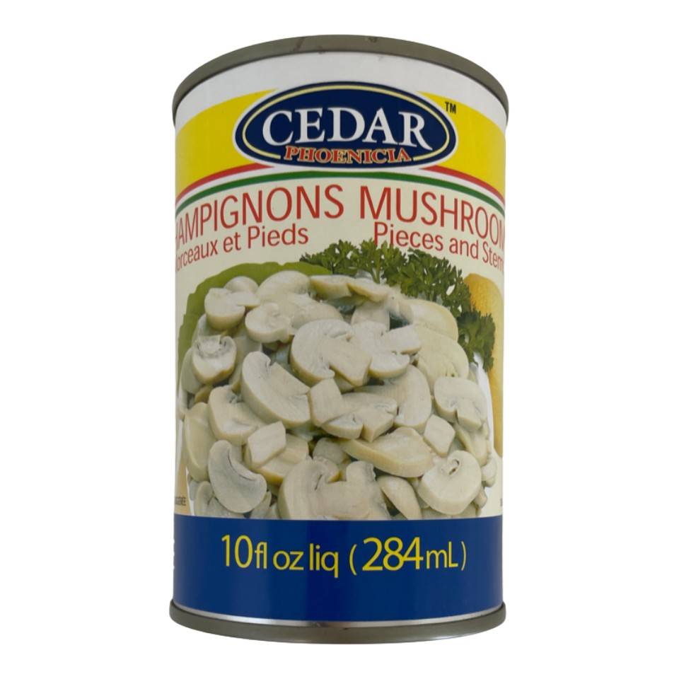 Cedar morceau/pied (284ml) - cut mushrooms (284 ml)