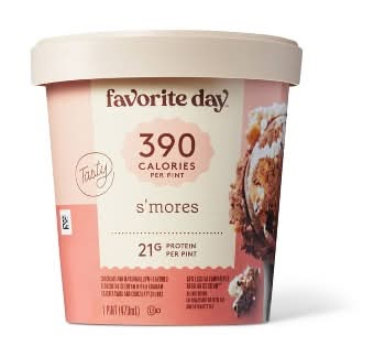 Favorite Day Reduced Fat Ice Cream, S'mores (1 pint)
