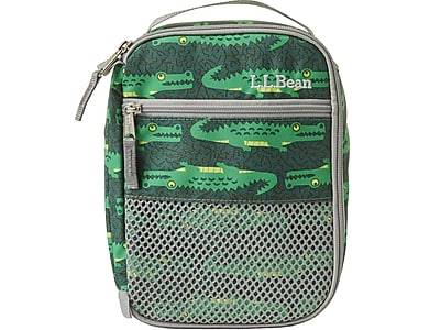 L.L.Bean Lunch Bag (Darkest Green Gator-Gray)