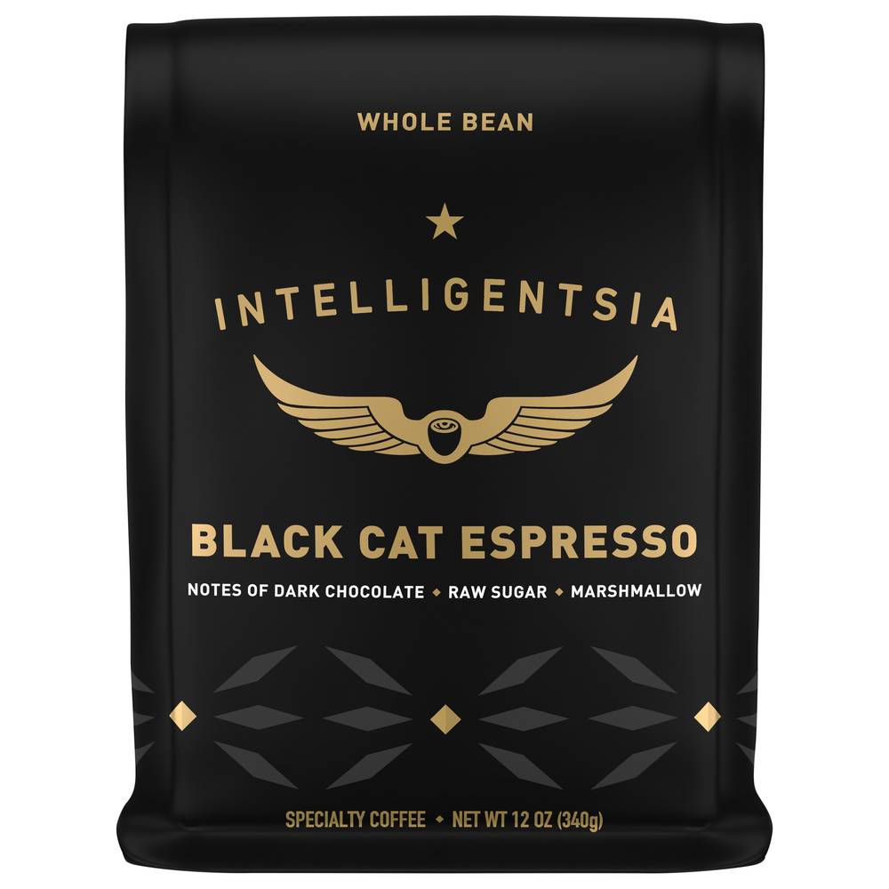 Intelligentsia Black Cat Classic Espresso Whole Bean Coffee (12 oz)