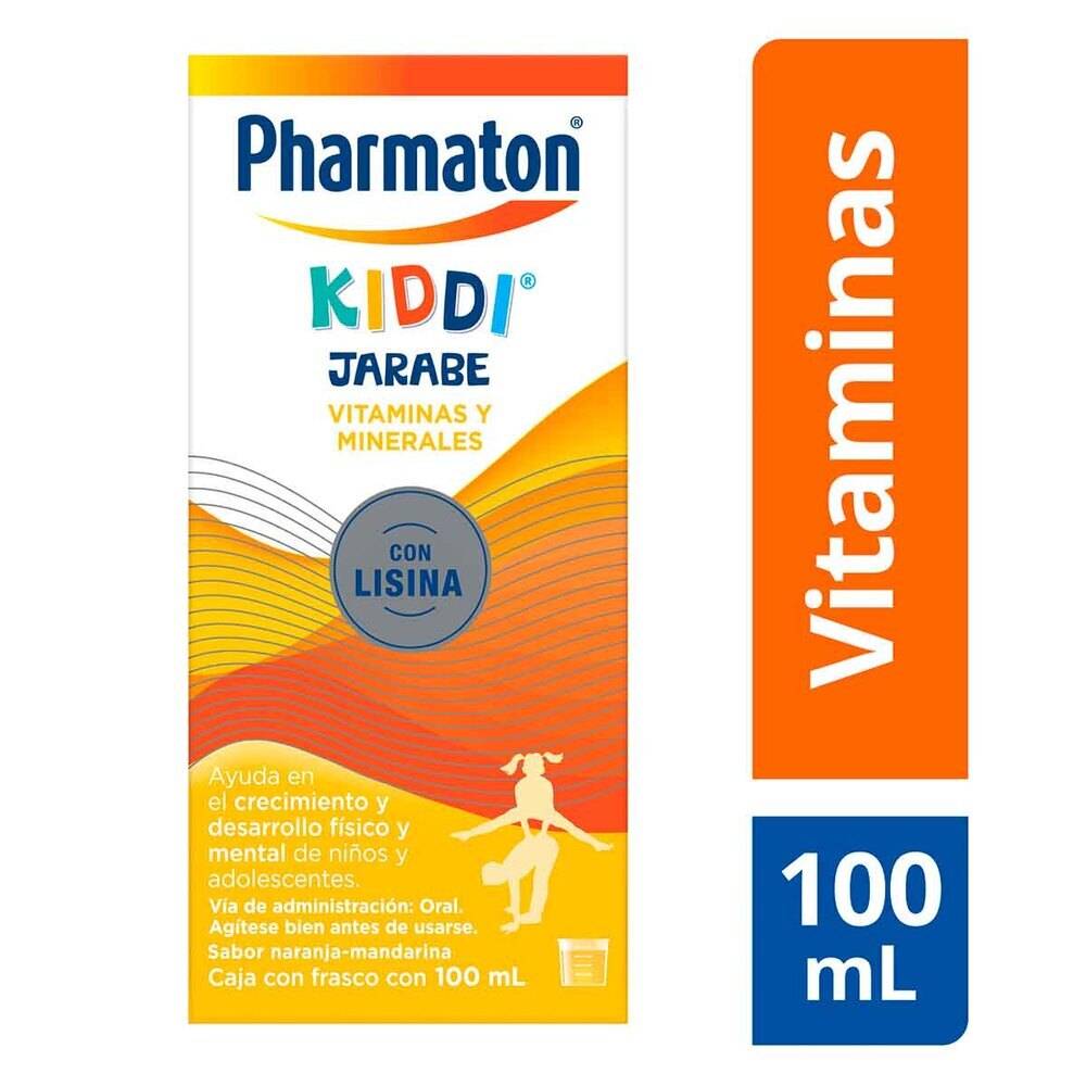 Pharmaton · Vitaminas kiddi naranja-mandarina (100 g)