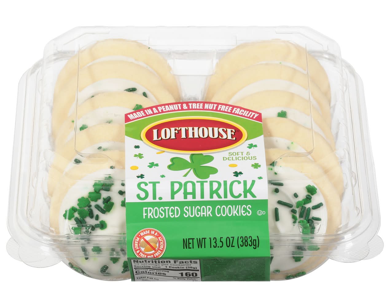 Lofthouse St. Patrick Frosted Sugar Cookies (13.5 oz)