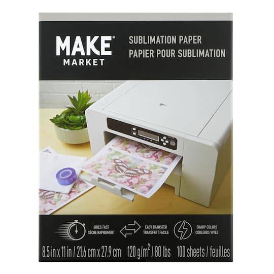 Make Market Sublimation Paper, White (100 ct)