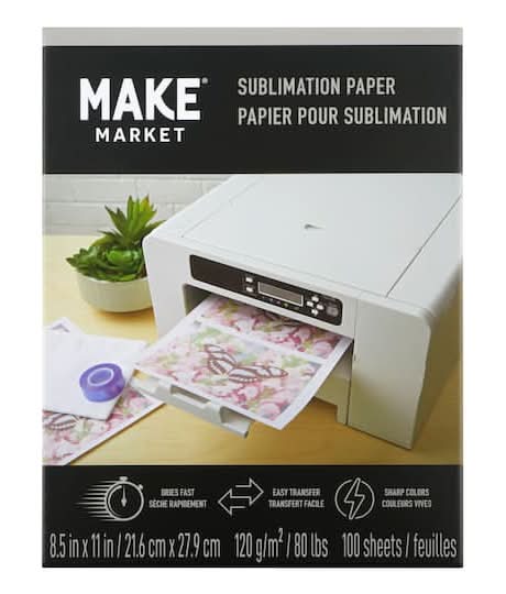 Make Market Sublimation Paper, 8.5" x 11", White (100 ct)