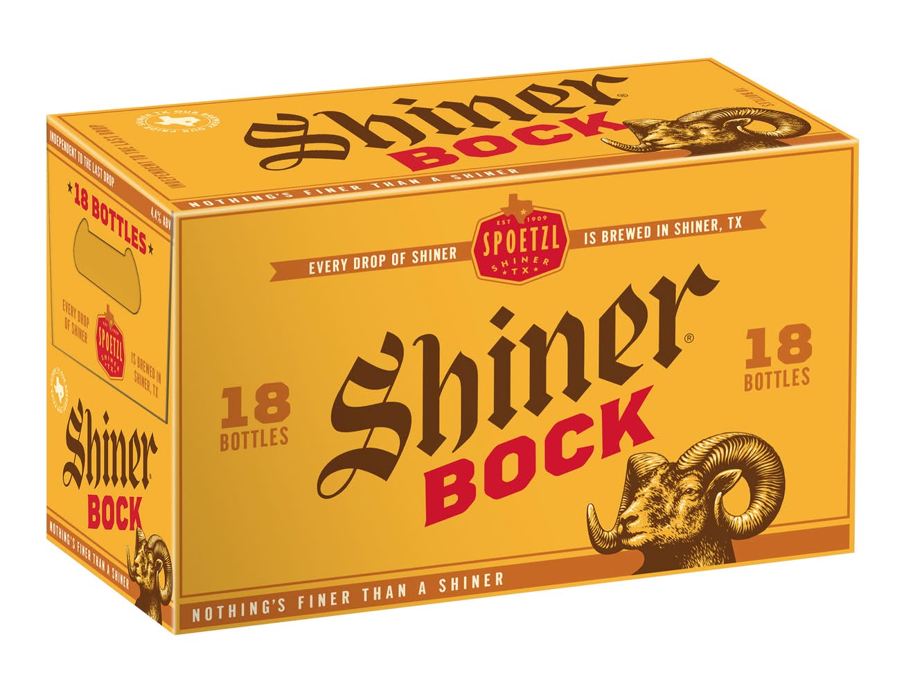 Shiner Bock Beer (18 x 12 fl oz)