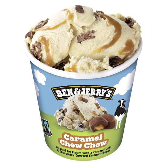 Ben & Jerrys Caramel Chew Chew Ice - Cream 465ml