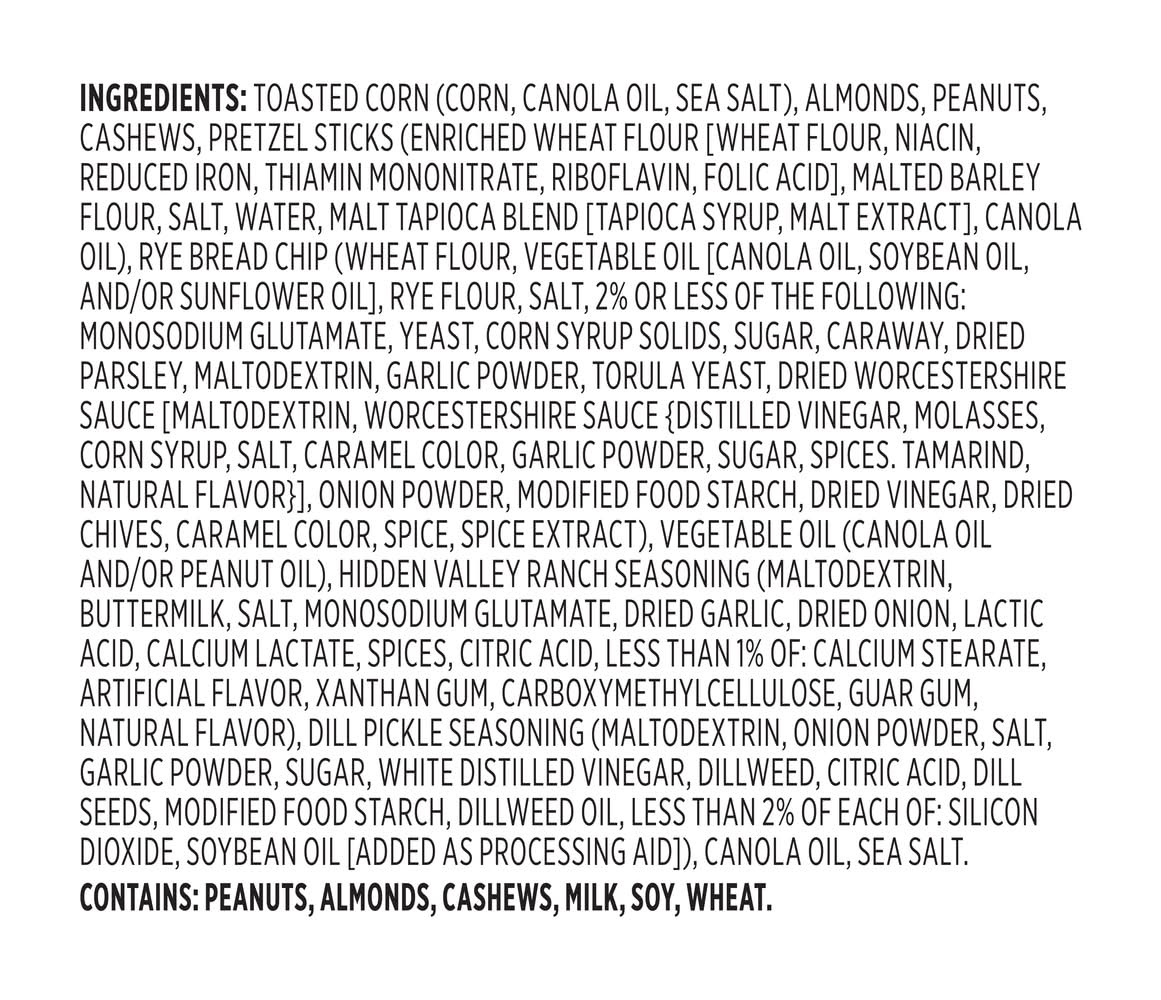 Snak Club Hidden Valley Dill Pickle Snack Mix, Ranch (3.5 oz)