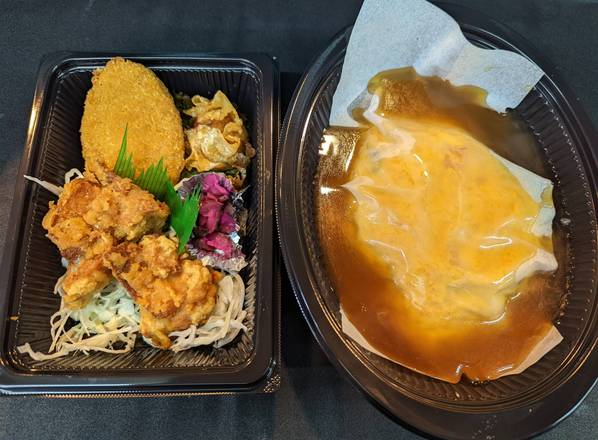 天津飯弁当 Tenshinhan Bento Box