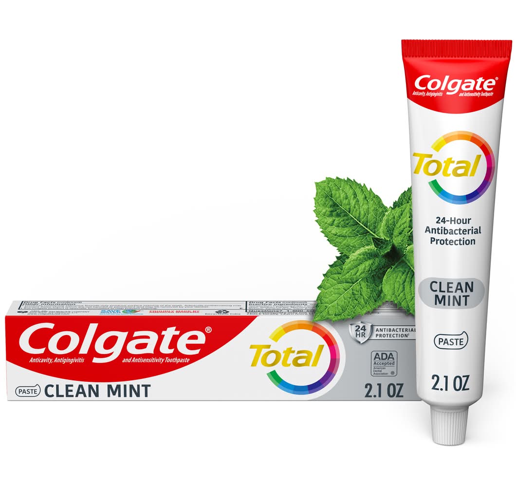 Colgate Total Toothpaste, Clean Mint (2.1 oz)